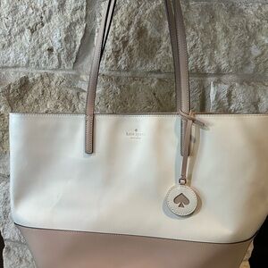 Kate Spade Cream and Tan Tote